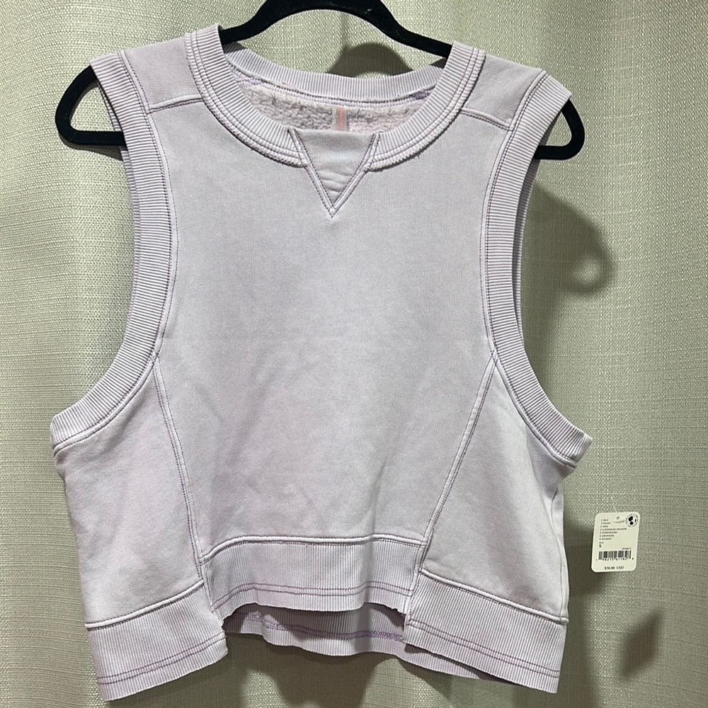 Lavender Sleeveless Women's Top